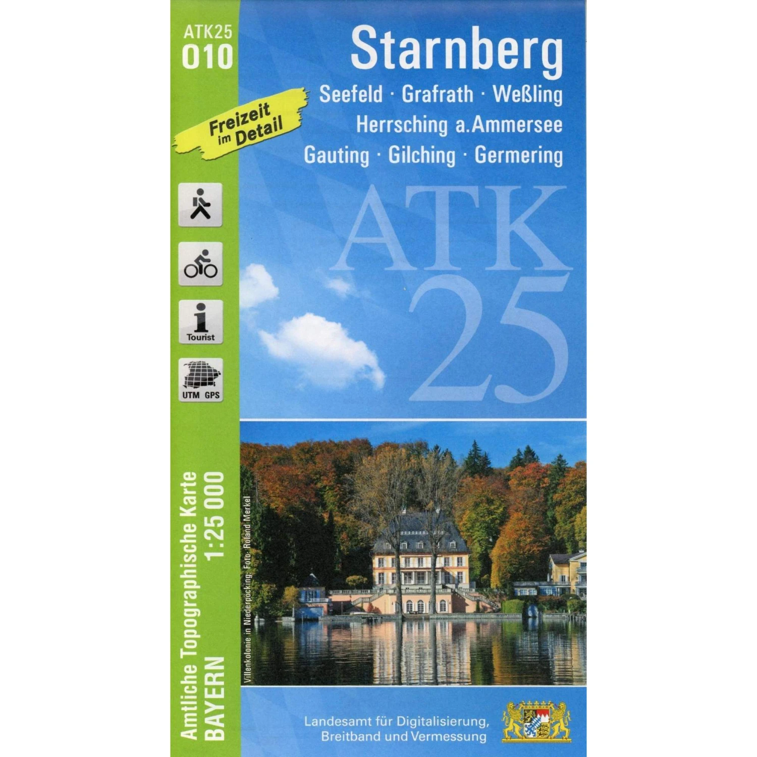 ATK25-O10 Starnberg (Amtliche Topographische Karte 1:25000) - Wanderkarte 3 ATK25-O10 Starnberg (Amtliche Topographische Karte 1:25000) - Wanderkarte