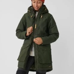 FJÄLLRÄVEN SINGI WOOL PADDED PARKA W Damen - Wintermantel -Sport Kleidung Welt 5637658350 l singi wool padded parka w fjaellraeven 20