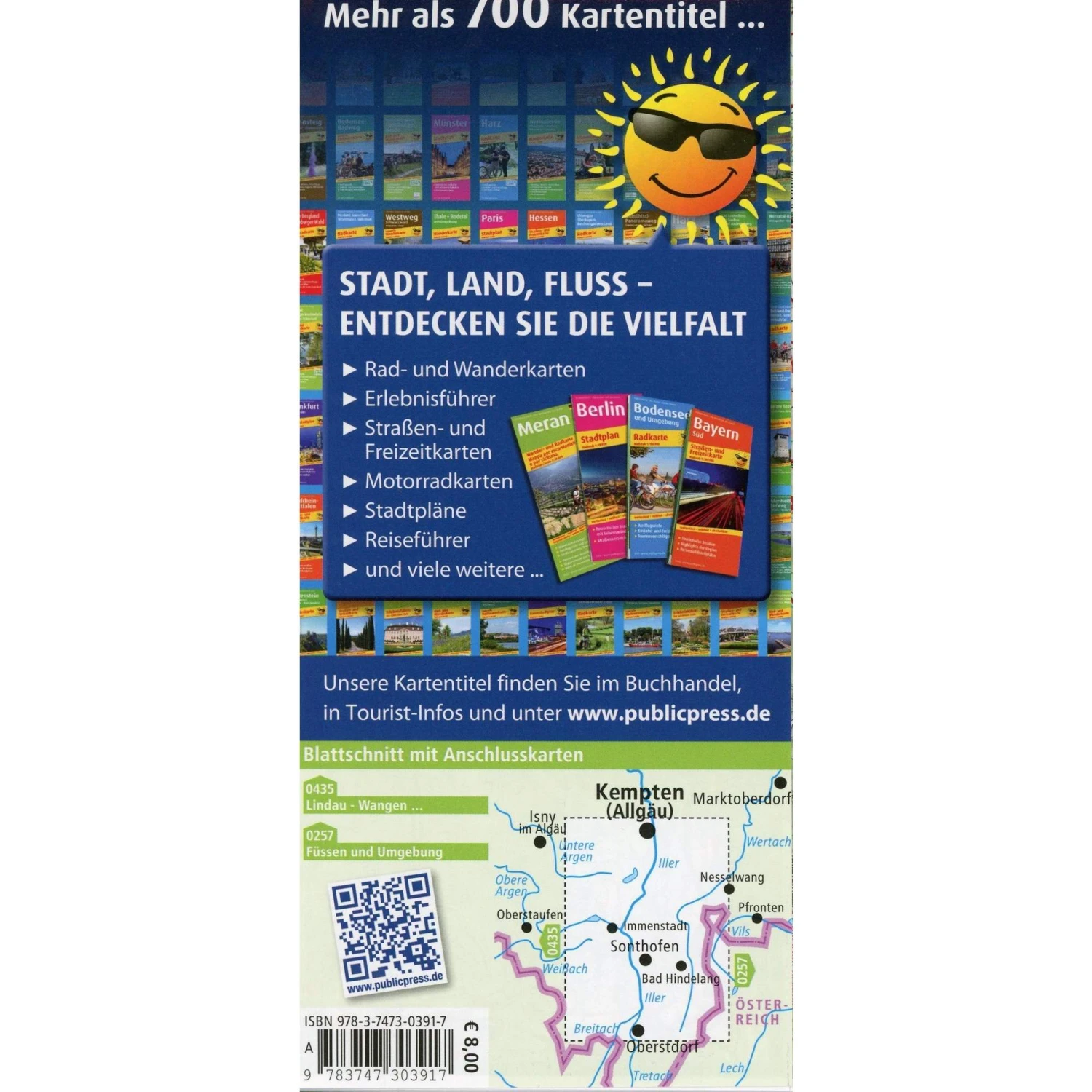 Allgäu, Kempten - Oberstdorf, Sonthofen - Bad Hindelang 1 : 50 000 - Wanderkarte 4 Allgäu, Kempten - Oberstdorf, Sonthofen - Bad Hindelang 1 : 50 000 - Wanderkarte – Bild 2