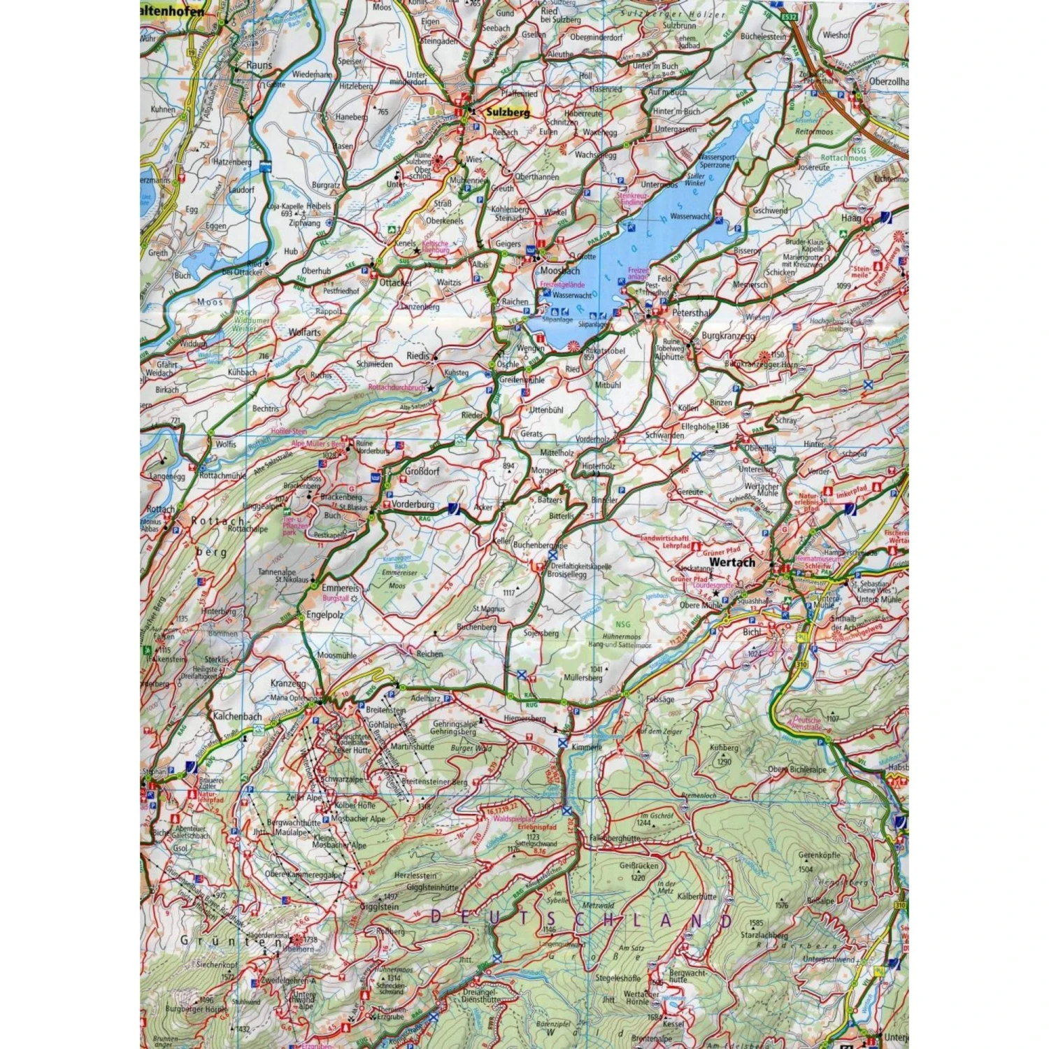 Allgäu, Kempten - Oberstdorf, Sonthofen - Bad Hindelang 1 : 50 000 - Wanderkarte 5 Allgäu, Kempten - Oberstdorf, Sonthofen - Bad Hindelang 1 : 50 000 - Wanderkarte – Bild 3