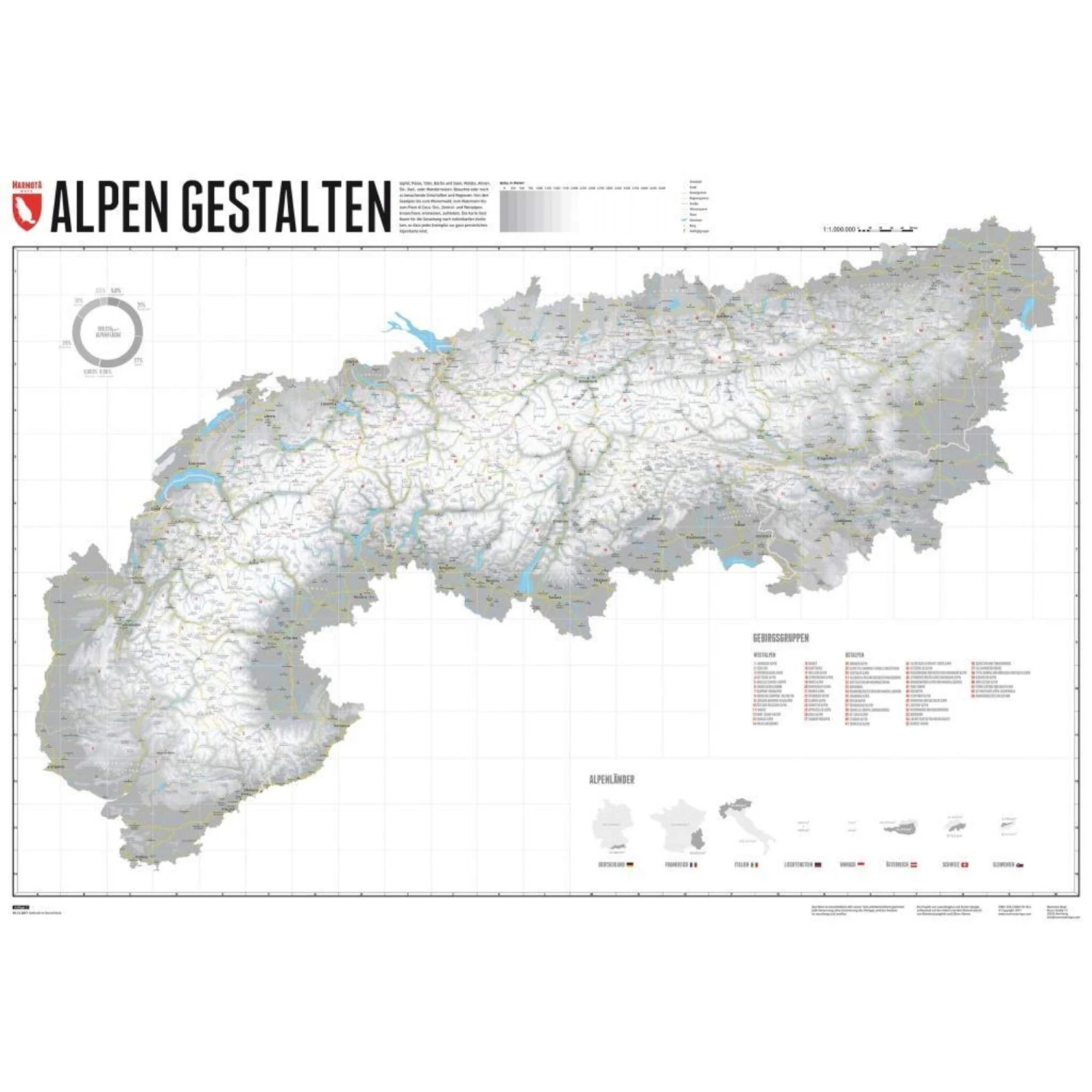 Alpen Gestalten - Edition 2 - Karte 3 Alpen Gestalten - Edition 2 - Karte