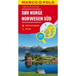MARCO POLO Regiokarte NO Norwegen Süd 1:325 000 - Straßenkarte