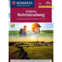 KOMPASS RadReiseFührer Erlebnis Ruhrtalradweg - Radwanderführer