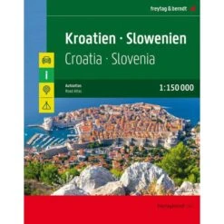 KROATIEN - SLOWENIEN, AUTOATLAS 1:150.000 - Straßenkarte