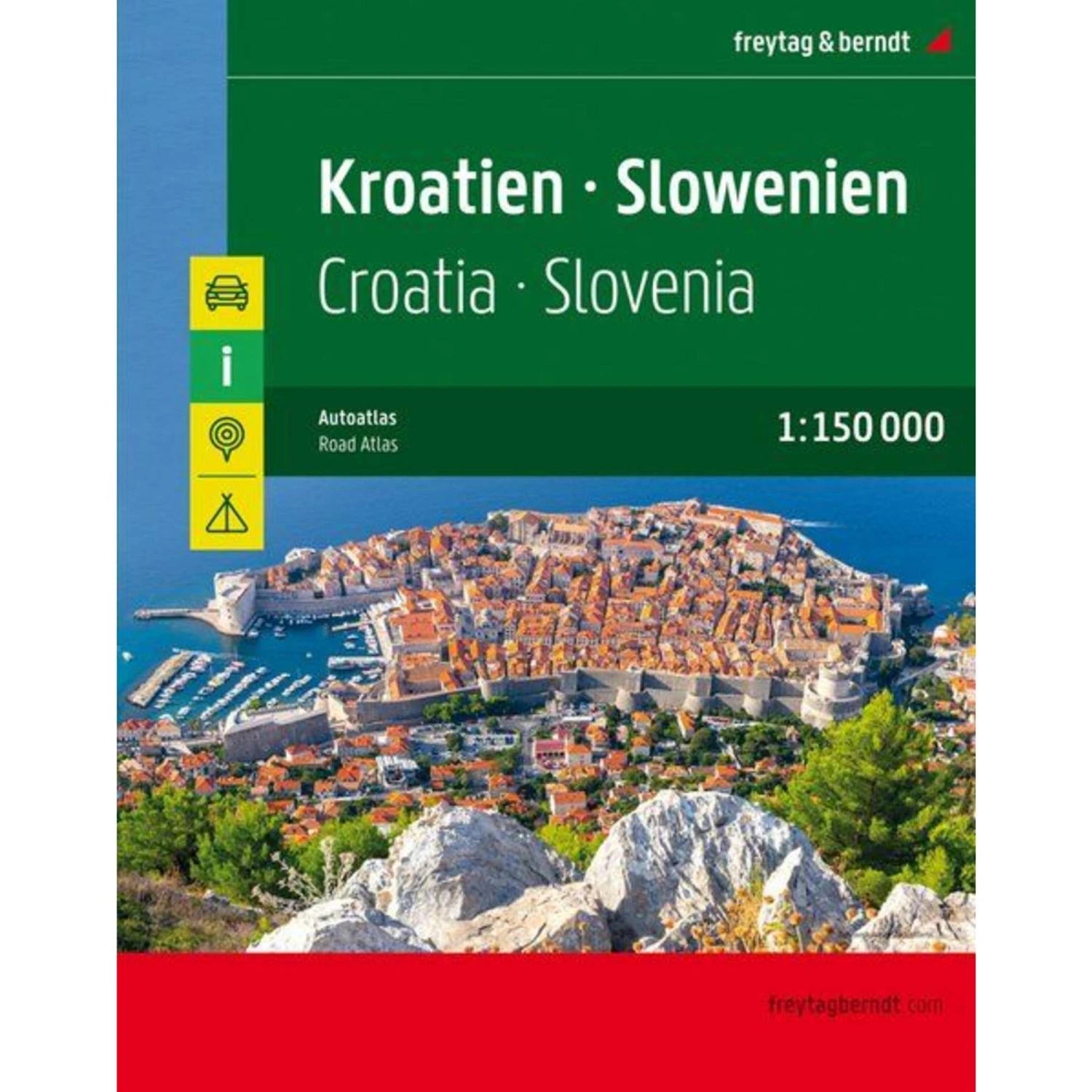 KROATIEN - SLOWENIEN, AUTOATLAS 1:150.000 - Straßenkarte 3 KROATIEN - SLOWENIEN, AUTOATLAS 1:150.000 - Straßenkarte