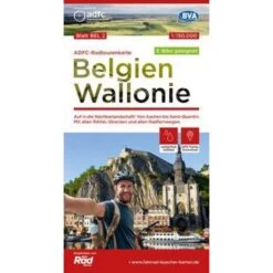 ADFC-RADTOURENKARTE BEL 2 BELGIEN WALLONIE,1:150.000 - Fahrradkarte