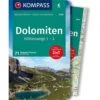 KOMPASS WANDERFÜHRER DOLOMITEN HÖHENWEG 1 BIS 3