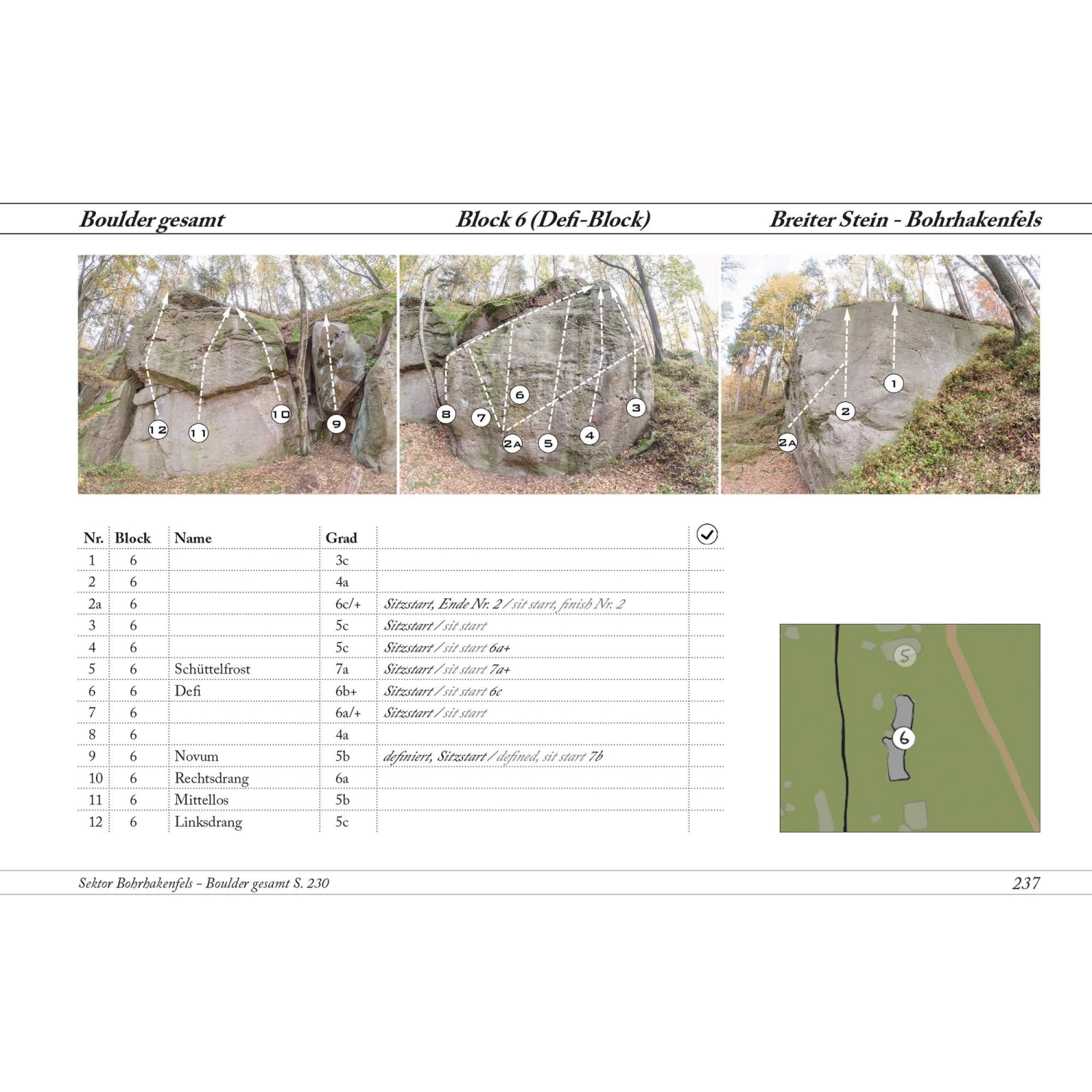 BOULDERING BREITER STEIN - Kletterführer 11 BOULDERING BREITER STEIN - Kletterführer – Bild 9