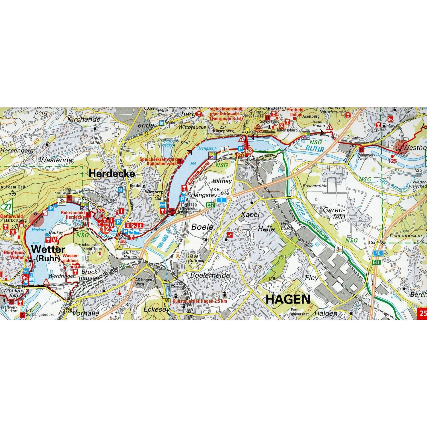 KOMPAKT-SPIRALO BVA RUHRTALRADWEG 1:50.000 - Radwanderführer 4 KOMPAKT-SPIRALO BVA RUHRTALRADWEG 1:50.000 - Radwanderführer – Bild 2