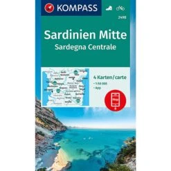 KOMPASS WANDERKARTE SARDINIEN MITTE - Wanderführer