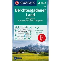 KOMPASS WANDERKARTE BERCHTESGADENER LAND, KÖNIGSSEE