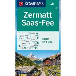 KOMPASS WANDERKARTE ZERMATT, SAAS-FEE