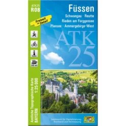 FÜSSEN 1:25 000 - Wanderkarte
