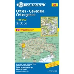 TABACCO WANDERN 1 : 25 000 ORTLERGEBIET - Wanderkarte