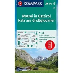 KOMPASS WANDERKARTE MATREI IN OSTTIROL, KALS AM GROßGLOCKNER