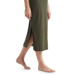 Icebreaker W GRANARY TEE DRESS Damen - Kleid -Sport Kleidung Welt 5637917540 f w granary tee dress icebreaker 24 1