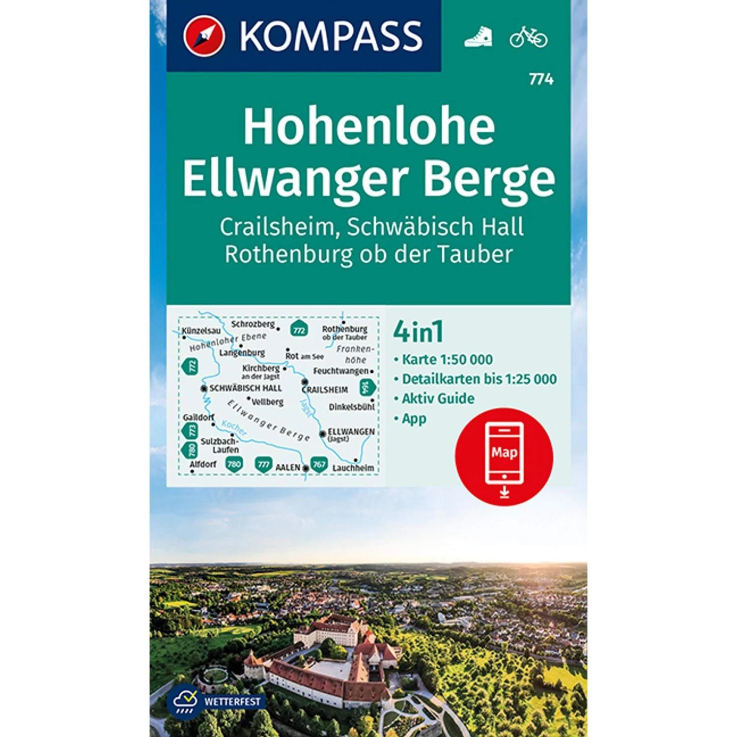 KOMPASS WANDERKARTE HOHENLOHE, ELLWANGER BERGE, CRAILSHEIM 3 KOMPASS WANDERKARTE HOHENLOHE, ELLWANGER BERGE, CRAILSHEIM