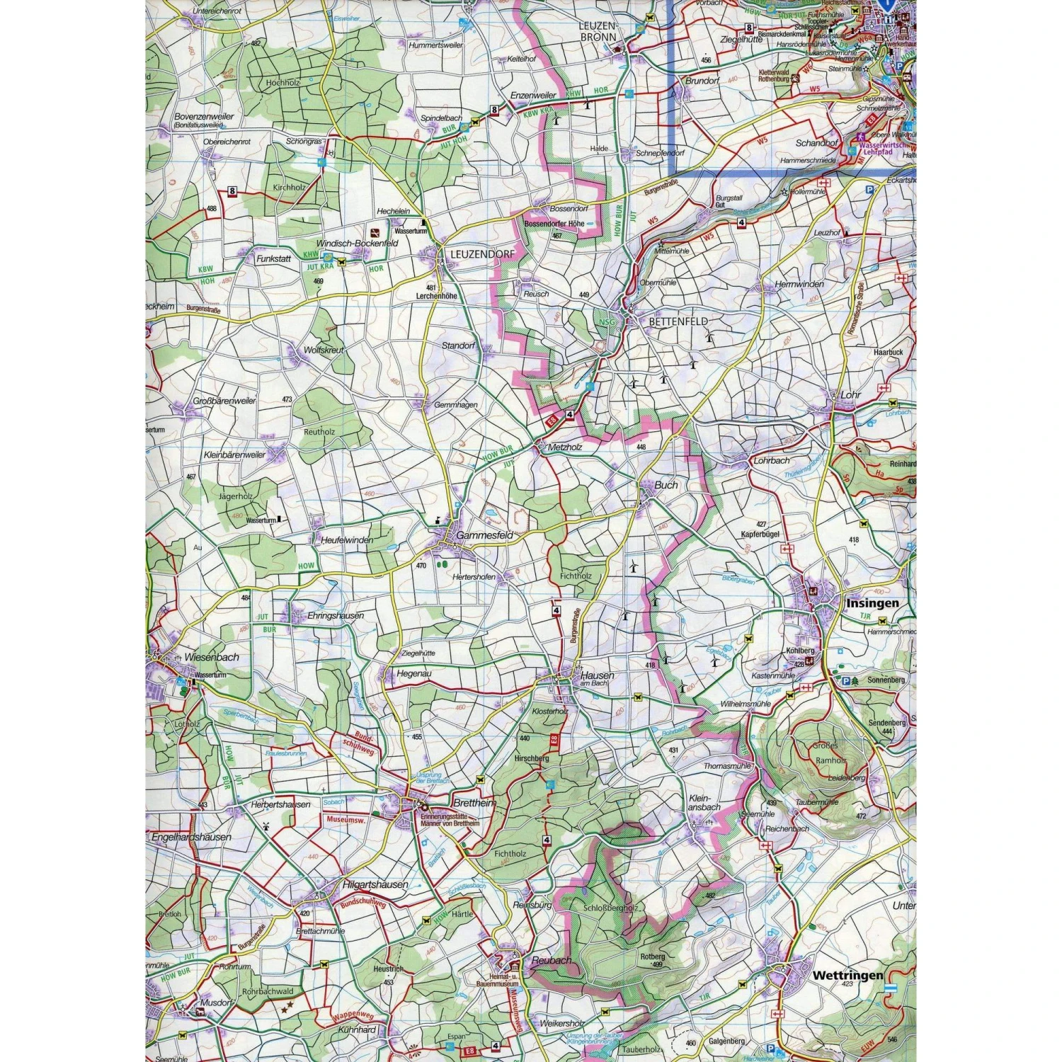 KOMPASS WANDERKARTE HOHENLOHE, ELLWANGER BERGE, CRAILSHEIM 4 KOMPASS WANDERKARTE HOHENLOHE, ELLWANGER BERGE, CRAILSHEIM – Bild 2