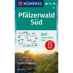 KOMPASS WANDERKARTE PFÄLZERWALD SÜD 1:25 000