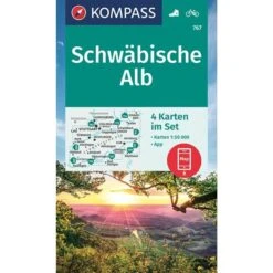 KOMPASS WANDERKARTE SCHWÄBISCHE ALB 1:50 000