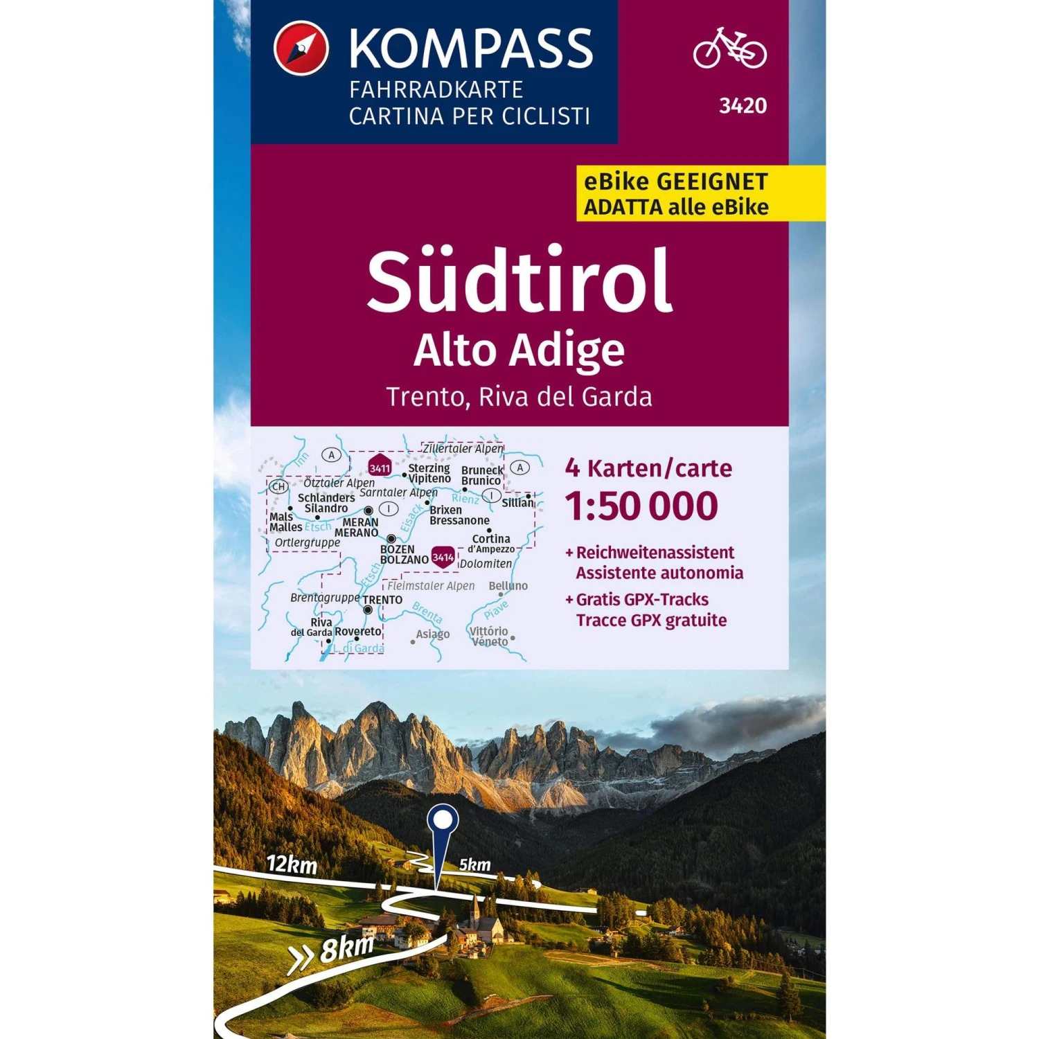 SÜDTIROL - ALTO ADIGE 1:50 000 - Fahrradkarte 3 SÜDTIROL - ALTO ADIGE 1:50 000 - Fahrradkarte