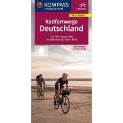KOMPASS RADFERNWEGE DEUTSCHLAND 1:550 000 - Fahrradkarte