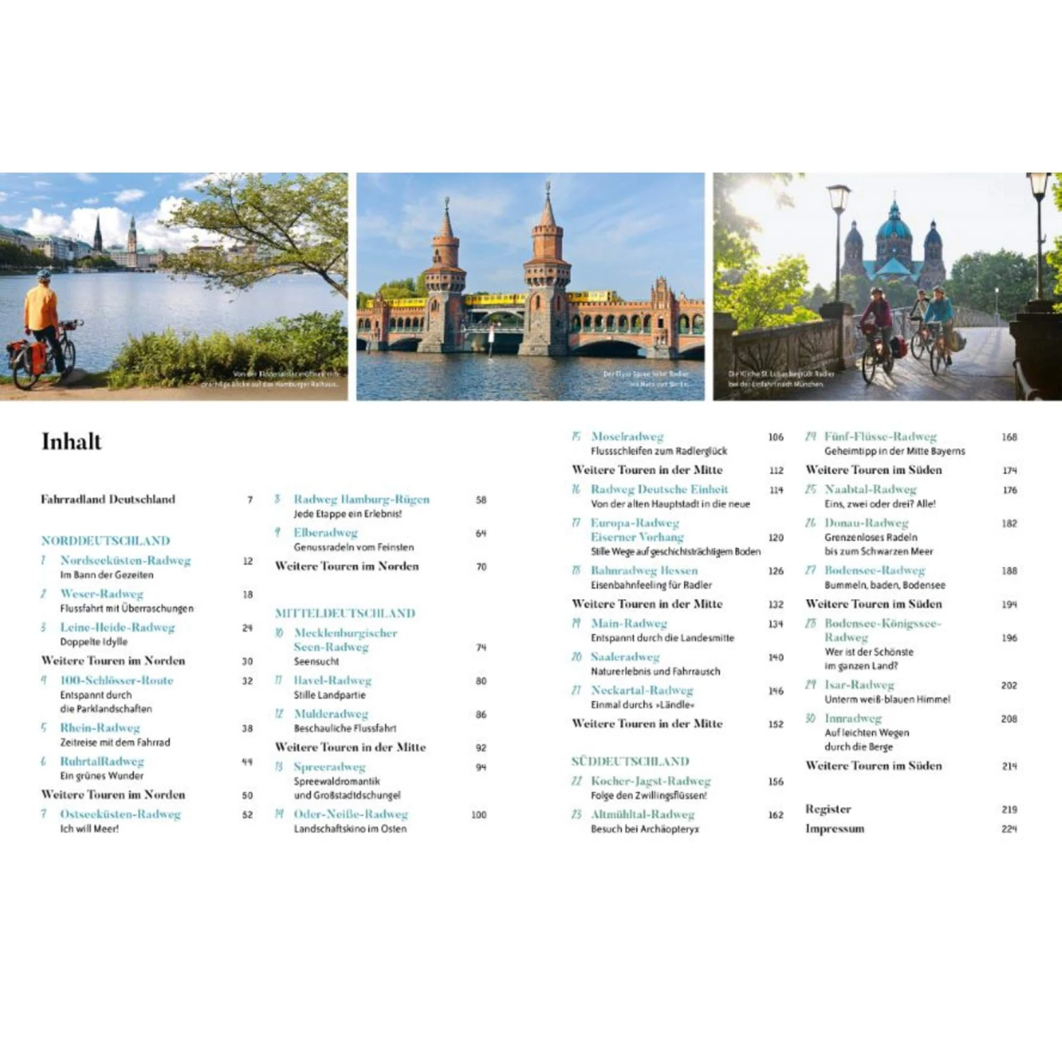 DAS RADREISEBUCH DEUTSCHLAND - Radwanderführer 4 DAS RADREISEBUCH DEUTSCHLAND - Radwanderführer – Bild 2