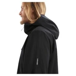 Icebreaker SHELL+ HOODED JACKET Herren - Softshelljacke -Sport Kleidung Welt 5637951137 g shell hooded jacket icebreaker 24
