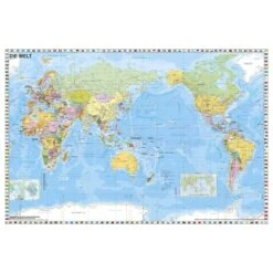 WELTKARTE PAZIFIKSTÄNDISCH POLITISCH - Weltkarte