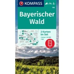 KOMPASS WANDERKARTE 198 BAYERISCHER WALD 198 1:50000