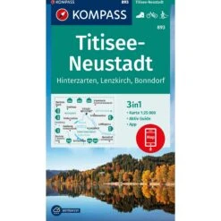 KOMPASS WANDERKARTE 893 TITISEE-NEUSTADT 1:25000