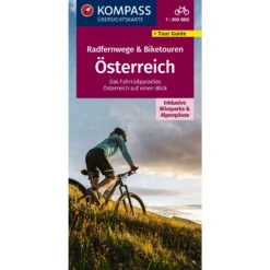 KOMPASS RADFERNWEGE & BIKETOUREN 2563 ÖSTERREICH 1:450000 - Fahrradkarte