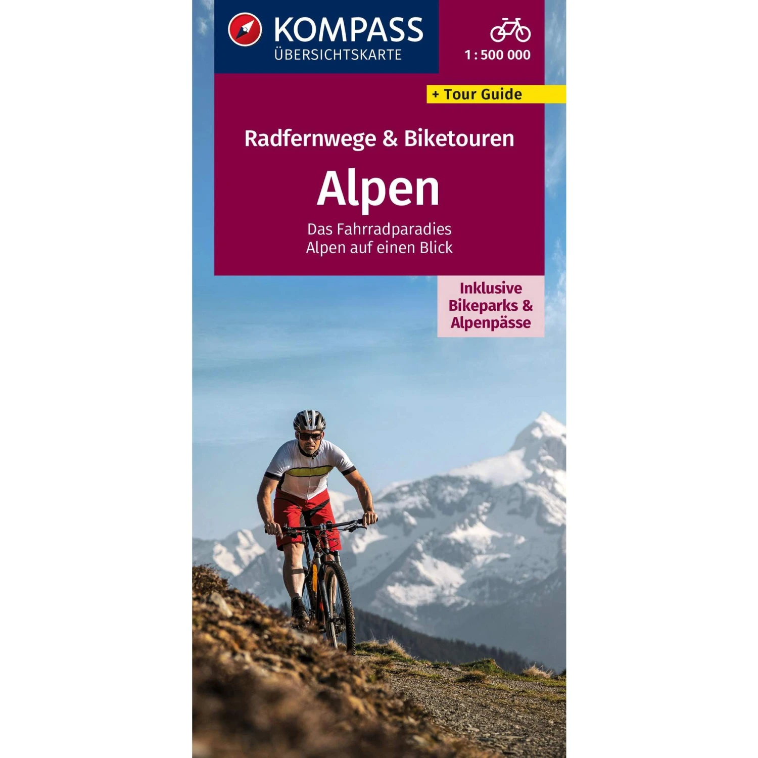 KOMPASS RADFERNWEGE & BIKETOUREN 2564 ALPEN 1:400000 - Fahrradkarte 3 KOMPASS RADFERNWEGE & BIKETOUREN 2564 ALPEN 1:400000 - Fahrradkarte