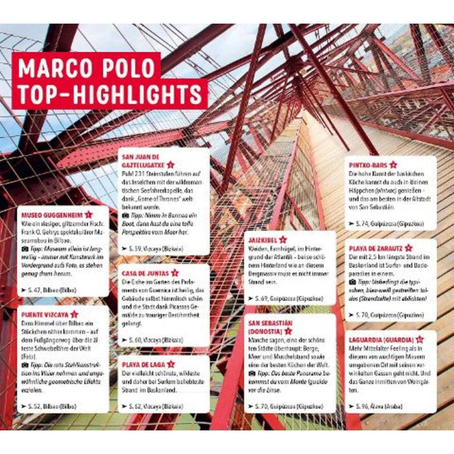 MARCO POLO REISEFÜHRER BASKENLAND, BILBAO - Reiseführer 4 MARCO POLO REISEFÜHRER BASKENLAND, BILBAO - Reiseführer – Bild 2