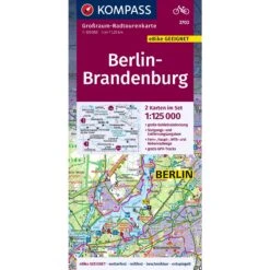 KOMPASS GRK 3703 BERLIN-BRANDENBURG - Fahrradkarte