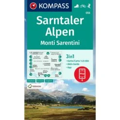 KOMPASS WANDERKARTE 056 SARNTAL, MONTI SARENTINI 1:25T