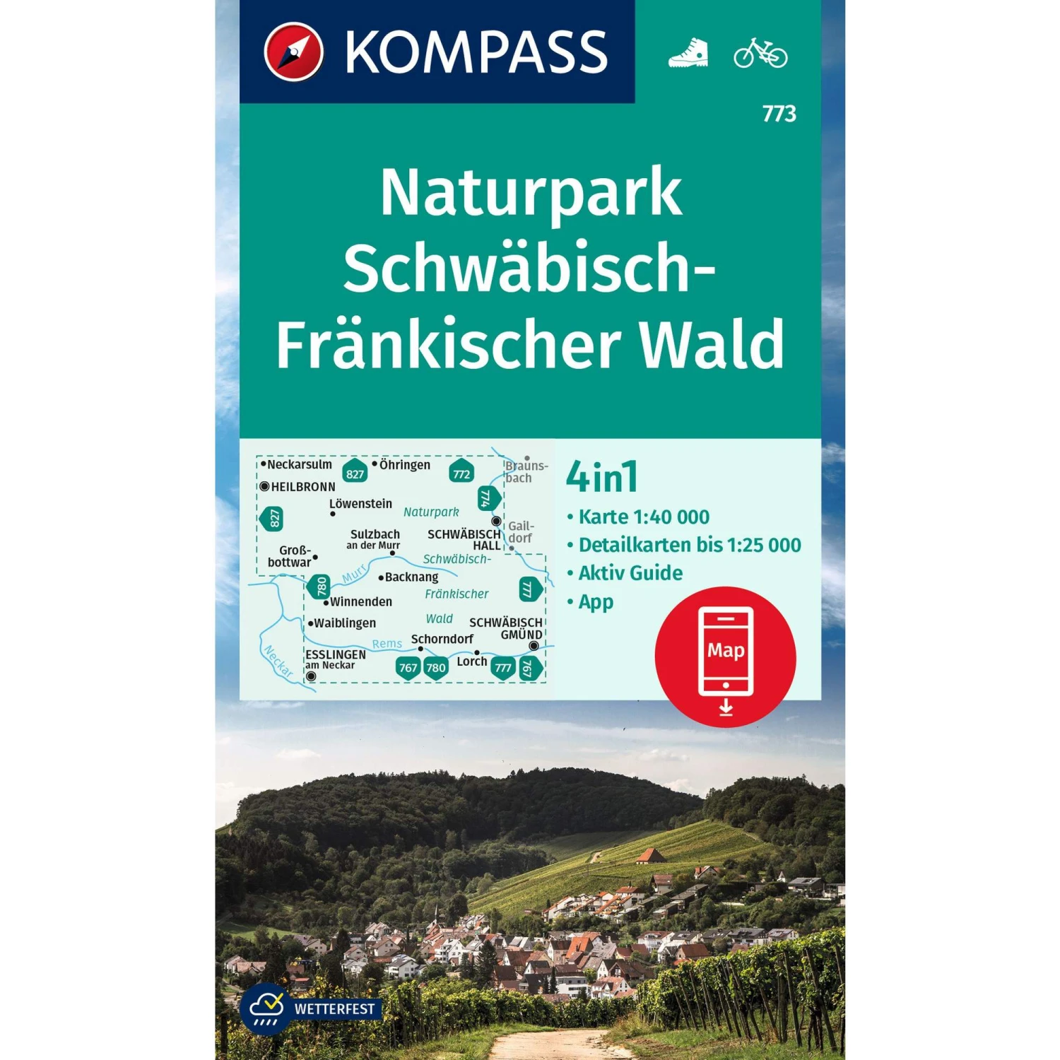 KOMPASS WANDERKARTE 773 NATURPARK SCHWÄBISCH-FRÄNKISCHER WAL 3 KOMPASS WANDERKARTE 773 NATURPARK SCHWÄBISCH-FRÄNKISCHER WAL