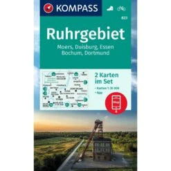 KOMPASS WANDERKARTE 823 RUHRGEBIET