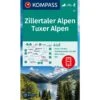 KOMPASS WANDERKARTE 37 ZILLERTALER ALPEN, TUXER ALPEN -Sport Kleidung Welt 5638020043 a kompass wanderkarte 37 zillertaler alpen tuxer alpen 24