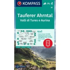 KOMPASS WANDERKARTE 82 TAUFERER AHRNTAL
