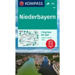 KOMPASS WANDERKARTE 160 NIEDERBAYERN
