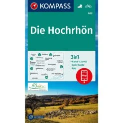 KOMPASS WANDERKARTE 462 DIE HOCHRHÖN