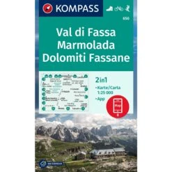 KOMPASS WANDERKARTE 650 VAL DI FASSA, MARMOLADA