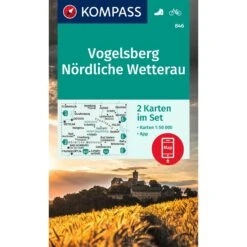 KOMPASS WANDERKARTE 846 VOGELSBERG, NÖRDLICHE WETTERAU