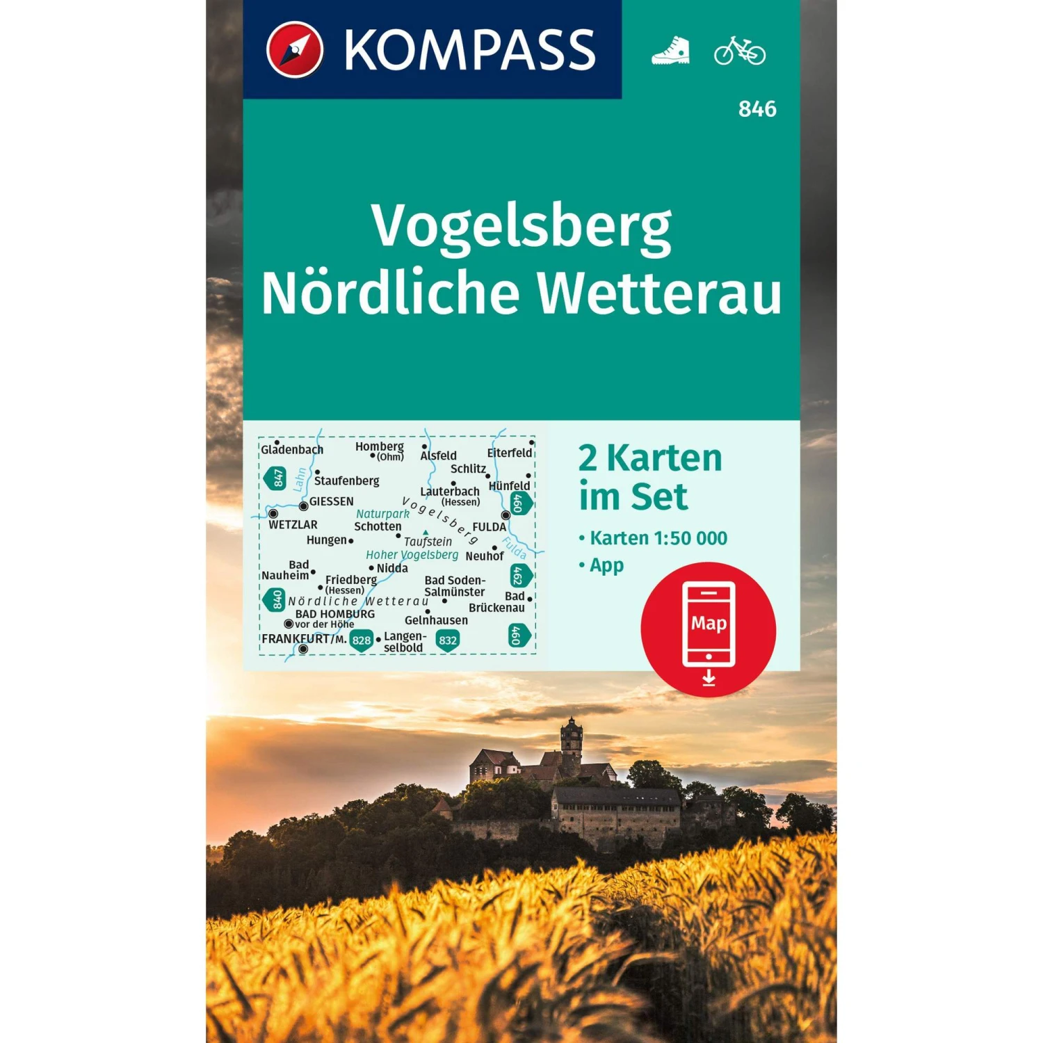 KOMPASS WANDERKARTE 846 VOGELSBERG, NÖRDLICHE WETTERAU 3 KOMPASS WANDERKARTE 846 VOGELSBERG, NÖRDLICHE WETTERAU