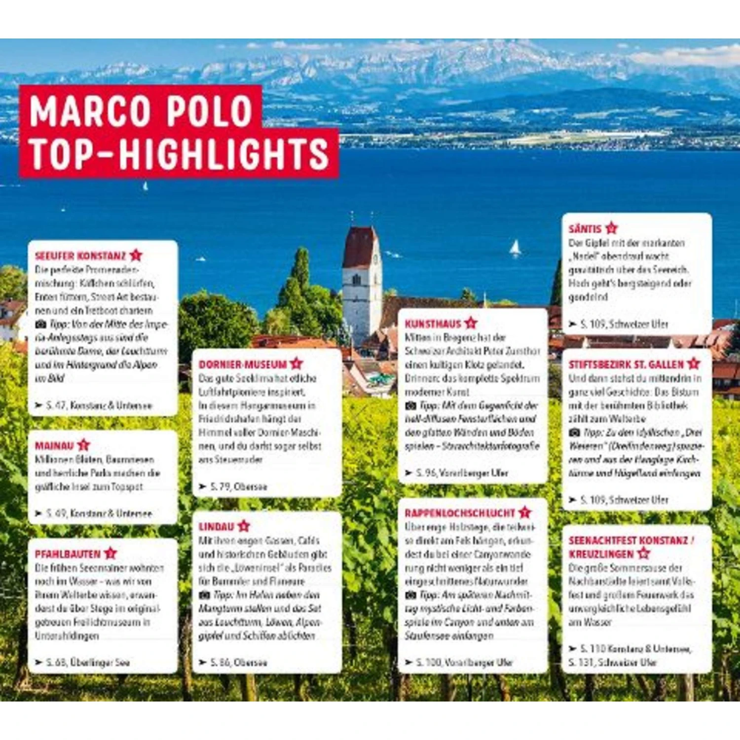 MARCO POLO REISEFÜHRER BODENSEE - Reiseführer 4 MARCO POLO REISEFÜHRER BODENSEE - Reiseführer – Bild 2