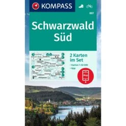 KOMPASS WANDERKARTEN-SET 887 SCHWARZWALD SÜD (2 KARTEN)