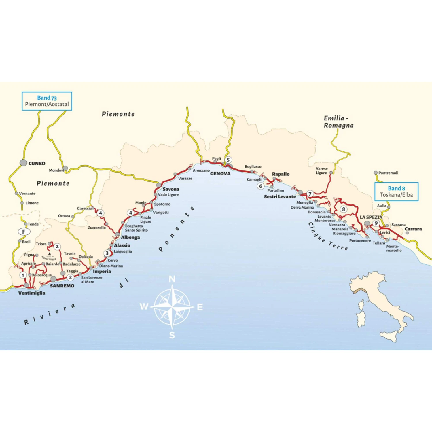 ENTDECKERTOUREN MIT DEM WOHNMOBIL LIGURIEN - Reiseführer 4 ENTDECKERTOUREN MIT DEM WOHNMOBIL LIGURIEN - Reiseführer – Bild 2