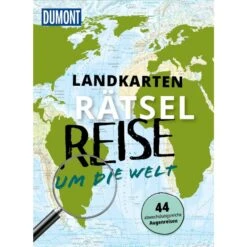 LANDKARTEN-RÄTSELREISE UM DIE WELT - Sachbuch